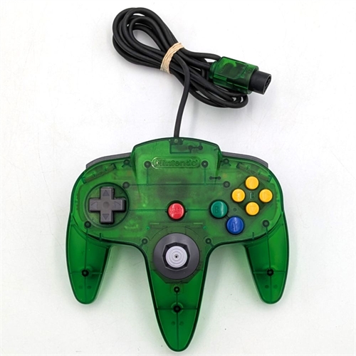 Original Nintendo 64 Controller - Jungle Green - Nintendo 64 Accessories - (B Grade) (Used)